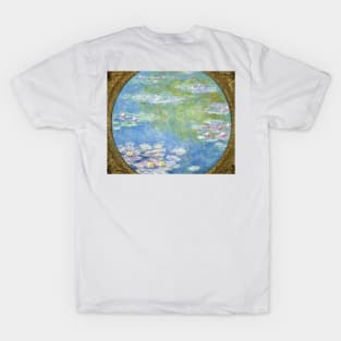 PANTONE MONET -  Claude Monet's Water Lilies (1908) by Claude Monet T-Shirt